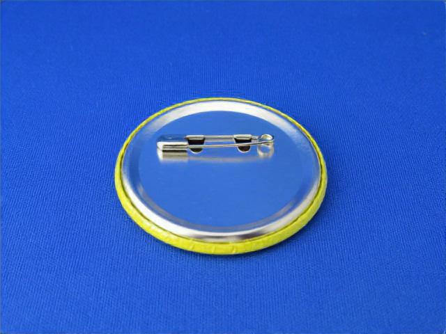 オリジナルデザイン製作缶バッジ直径54㎜安全ピンタイプの画像